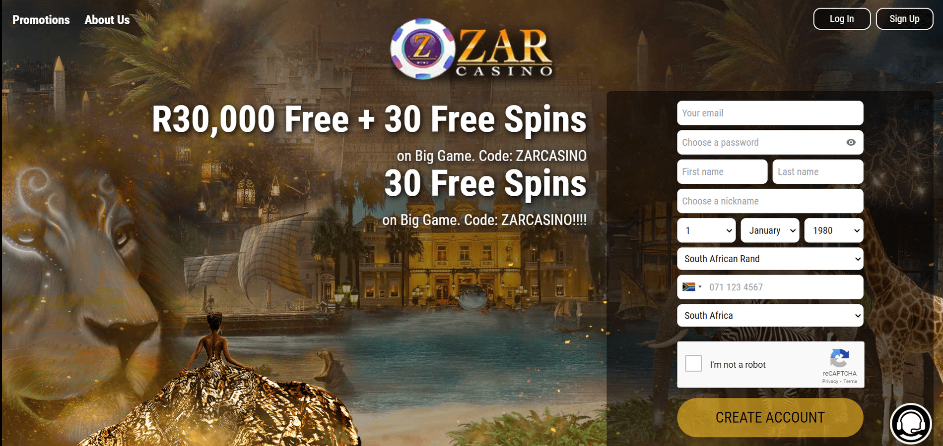 zar casino